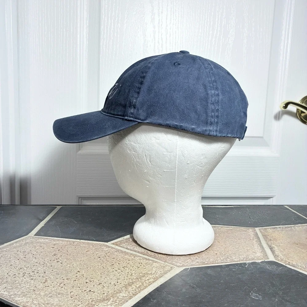 Y2K UNCW Wilmington Port & Company Navy Cap Vintage Youth Sized